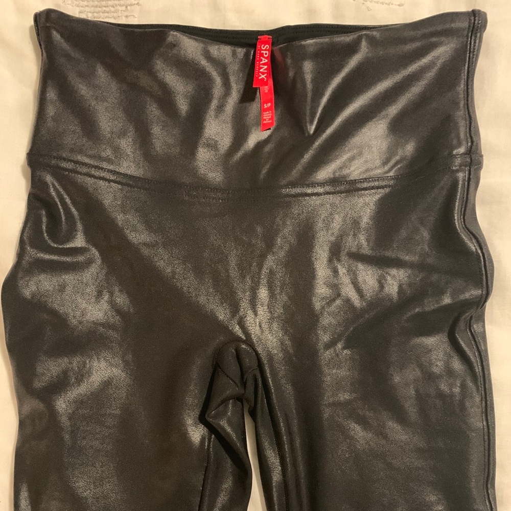 Spanx faux leather leggings